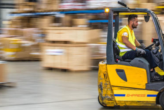 Carrello elevatore giallo programma buyback